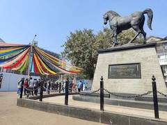 
      
      Kala Ghoda Arts Festival In a Trot Next Jan. The Black Horse 
      
      