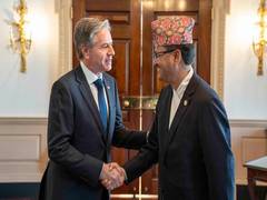 
      
      Antony Blinken, Saud discuss US grant to Nepal
      
      