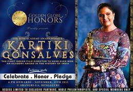 
      
      Kartiki Gonsalves to Grace GOLDEN GLOBE HONORS 2023
      
      
