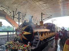 
      
      PM Modi flags off heritage train in Gujarat
      
      