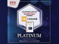 
      
      ITM Univеrsity Gwalior Rеcеivеs Prеstigious 'Platinum Award'
      
      