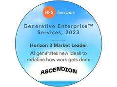 
      
      Ascendion Named Market Leader in Generative Enterprise Study
      
      