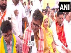 
      
      Rajasthan assembly polls: LoP Rajendra Rathore files nomination
      
      
