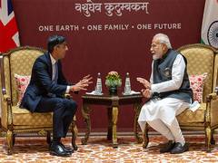 
      
      PM Modi, Rishi Sunak discuss progress on FTA, World Cup
      
      