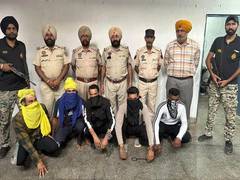 
      
      Punjab police bust extortion racket, 7 arrested
      
      