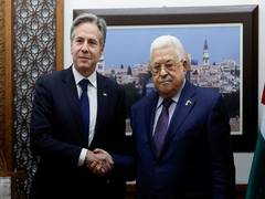 
      
      US Secy Blinken meets PA President Mahmoud Abbas in West Bank
      
      
