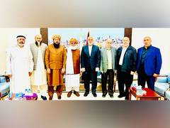 
      
      Pakistan: Jamiat Ulema-e-Islam supremo meets with Hamas leaders 
      
      
