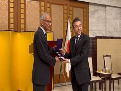 
      
      Japanese envoy echoes Shinzo Abe's message on Indo-Pacific
      
      