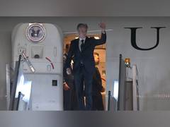
      
      US State Secretary Antony Blinken arrives in New Delhi
      
      