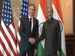 
      
      EAM Jaishankar meets US State Secy Blinken
      
      