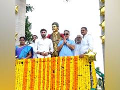 
      
      Kamal Haasan unveils statue of superstar Krishna in Vijayawada
      
      