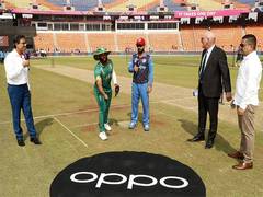 
      
      CWC 2023: Afghanistan win toss, opt to bat against South Africa
      
      