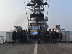 
      
      India, Bangladesh Navy conduct BONGOSAGAR-23, CORPAT exercises 
      
      