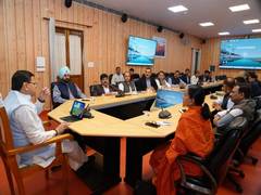 
      
      CM Dhami asks officials to accelerate development works
      
      