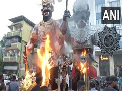 
      
      Goa: People burn effigies of demon Narakasura on Diwali eve
      
      