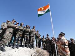 
      
      PM Modi spends Diwali with security forces in Lepcha
      
      