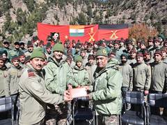 
      
      Army chief Manoj Pande celebrates Diwali at Harsil Sector 
      
      