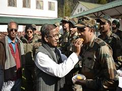 
      
      Sikkim: Governor celebrates Diwali with Trishakti Corps 
      
      