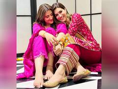 
      
      Nupur Sanon shares cute pictures with sister Kriti
      
      