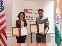 
      
      Goyal, Raimondo lead Innovation Handshake to deepen tech ties
      
      