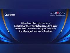 
      
      Microland Recognized as Leader for Fourth Consecutive Year
      
      