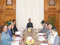 
      
      Himachal Pradesh cabinet holds meeting
      
      
