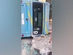 
      
      DTC electric bus overturns in Delhi's Rohini, injuring four
      
      