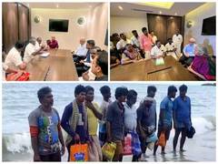 
      
      22 Tamil Nadu fishermen released by Sri Lankan authority
      
      