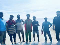 
      
      Coast Guard apprehends five Sri Lankan fishermen
      
      