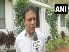 
      
      KTR takes a swipe at Congress for 