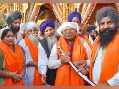 
      
      Haryana CM participates in 'Nagar Kirtan' in Karnal 
      
      