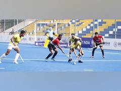 
      
      Karnataka, Tamil Nadu, Haryana, Punjab move to semis of hockey
      
      