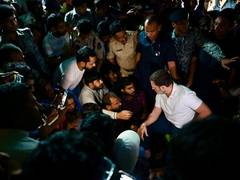 
      
      Rahul Gandhi interacts with youth in Hyderabad
      
      