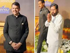
      
      CM Eknath Shinde, Devendra Fadnavis attend Global Peace Honours
      
      