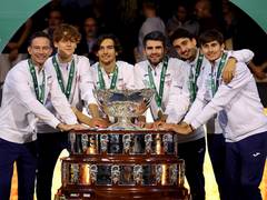 
      
      Sensational Jannik Sinner secures Davis Cup crown for Italy
      
      