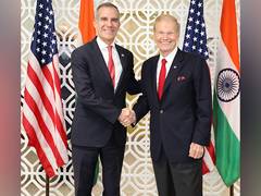 
      
      US envoy Eric Garcetti welcomes NASA administrator Bill Nelson
      
      