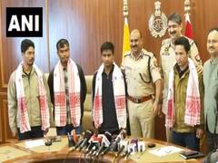 
      
      4 ULFA-I cadres surrender before Assam Police
      
      