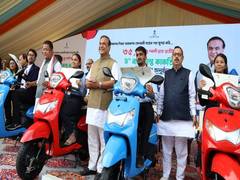 
      
      Assam Chief Minister presents scooters to meritorious students
      
      