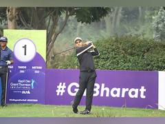 
      
      Local lad Sunhit Bishnoi holds clubhouse lead on day two
      
      