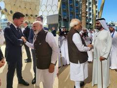 
      
      COP28: PM Modi meets UAE Vice President, other world leaders
      
      