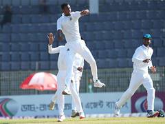 
      
      Taijul Islam's four-fer brings victory in sight of Bangladesh 
      
      