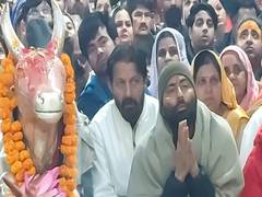 
      
      MP: Congress candidate offers earnest prayers at Mahakal temple
      
      