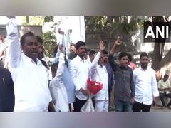 
      
      Telangana election results: Congress workers celebrate
      
      