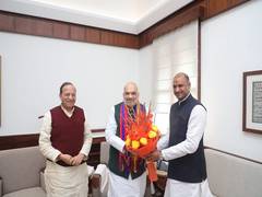 
      
      R'sthan BJP Chief CP Joshi meets JP Nadda, Amit Shah in Delhi
      
      