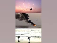 
      
      Maharashtra: Indian Navy displays operational prowess
      
      