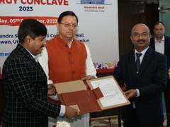 
      
      CM Dhami signs MoUs worth over Rs 40,000 crore at summit
      
      