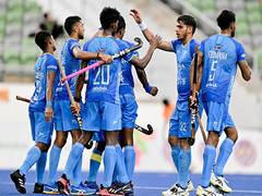 
      
      FIH Junior Men's Hockey World Cup: India beat Canada 10-1 
      
      