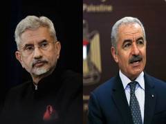 
      
      Jaishankar holds talks with Palestinian PM Mohammad Shtayyeh
      
      