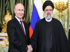 
      
      Iranian President Raisi meets Russian counterpart Putin
      
      