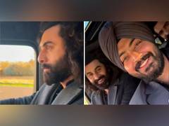 
      
      ‘Animal’: Ranbir enjoys drive with on-screen cousins in BTS video
      
      